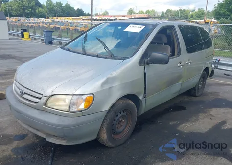 2001 Toyota Sienna Le from USA, damaged, VIN 4T3ZF13C81U407725
